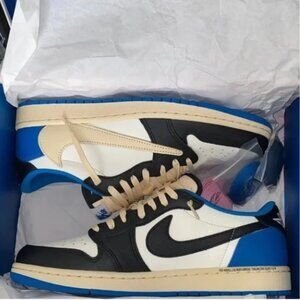 Jordan 1 low Nike travis scott x fragment sneakers